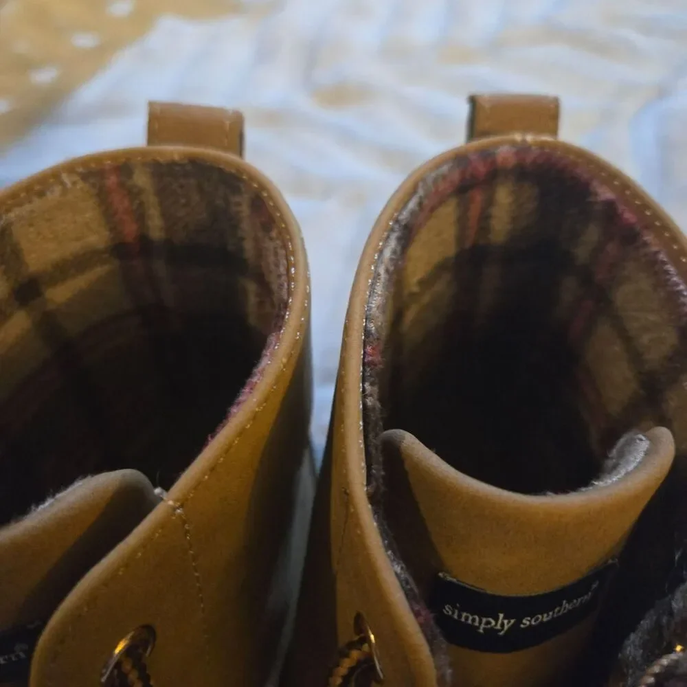 Simply Southern women's Brown and Tan Boots